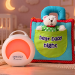 Kit Rutina de Sueño – Máquina de Ruido Blanco Drimzzz + Libro Sensorial Bear Baby Night
